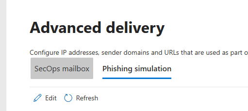 Advanced delivery options interface